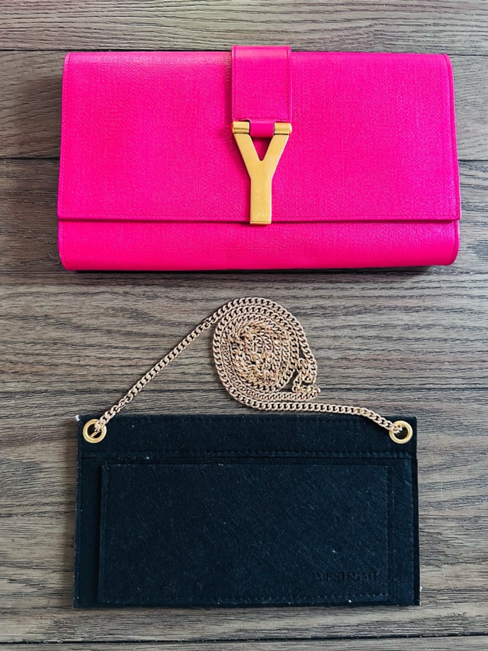 65-24 Preloved Saint Laurent Y Clutch - Picture 11 of 11